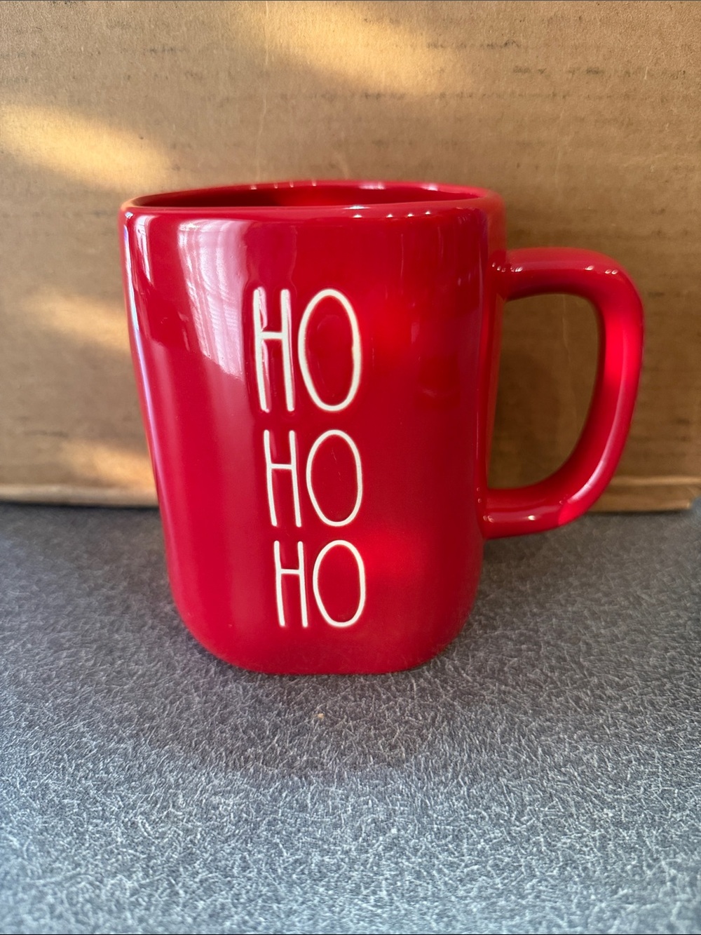 Rae Dunn Red ‘Ho Ho Ho’ Ceramic Mug